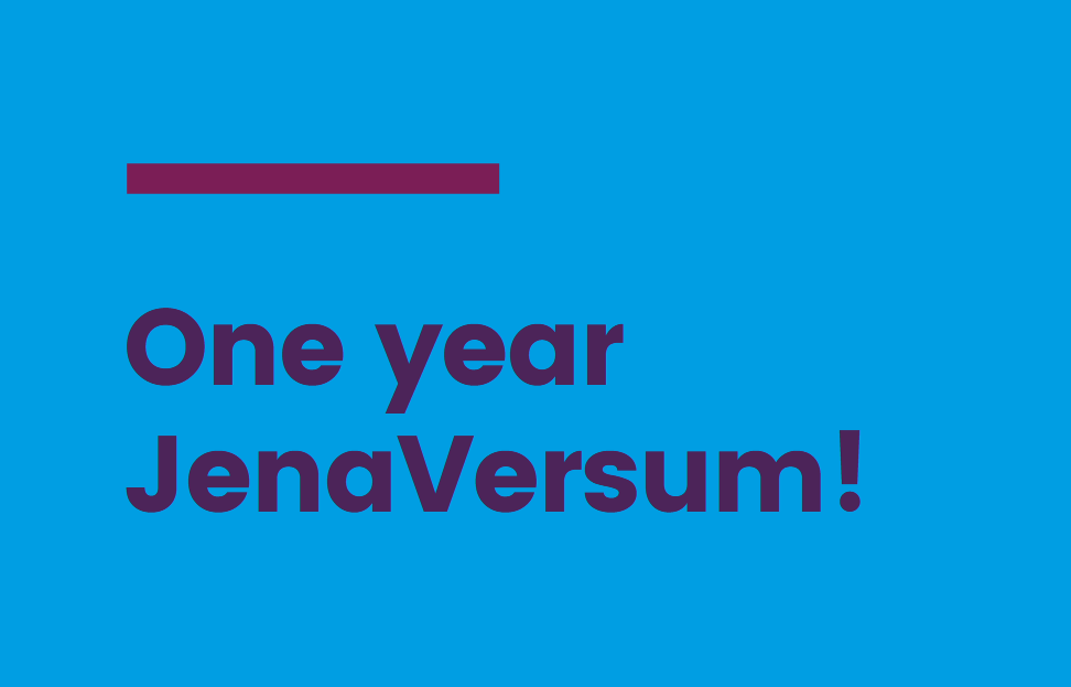 One year ago, JenaVersum was founded as an association. That would be reason enough to celebrate if we hadn't already achieved so much together.
